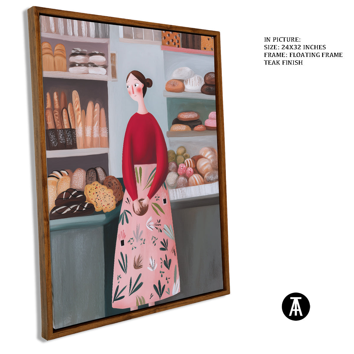 Artwork in Floating Frame