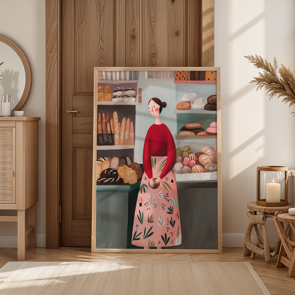 Painting in a Lifestyle Setting