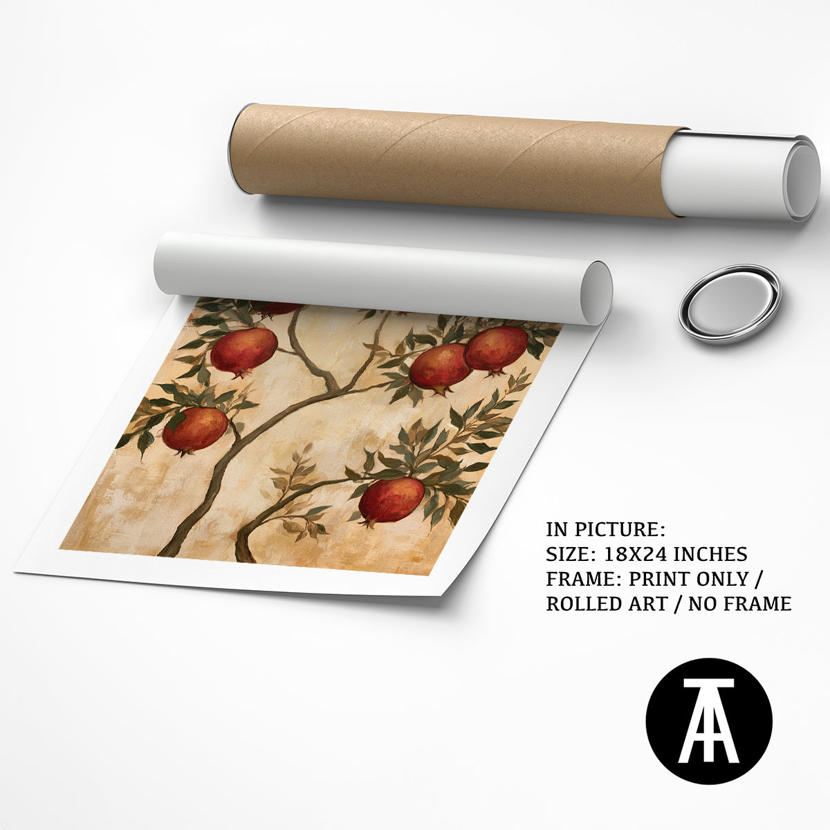 Artwork as Print Only / Rolled Art
