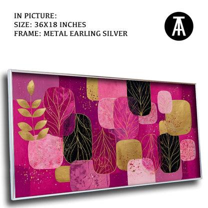 Artwork in Metal Earling Silver Frame