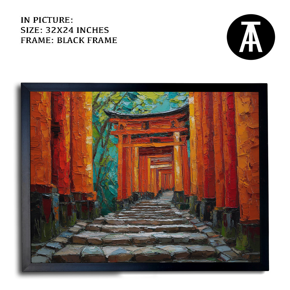 Artwork in Metal Earling Silver Frame