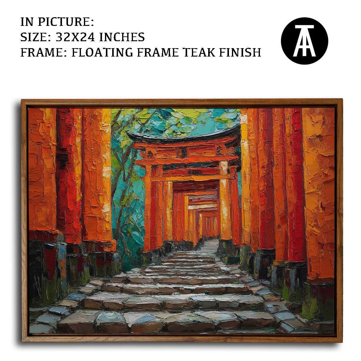 Artwork in Floating Frame