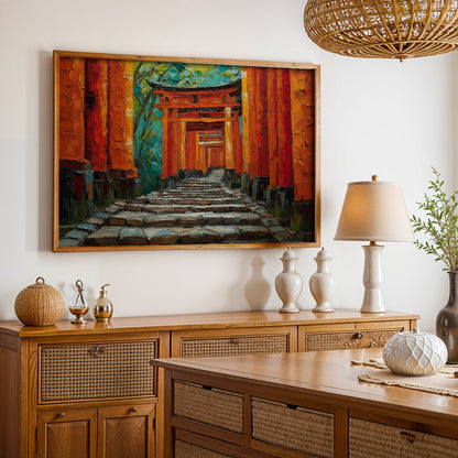 Japanese Painting in a Lifestyle Setting