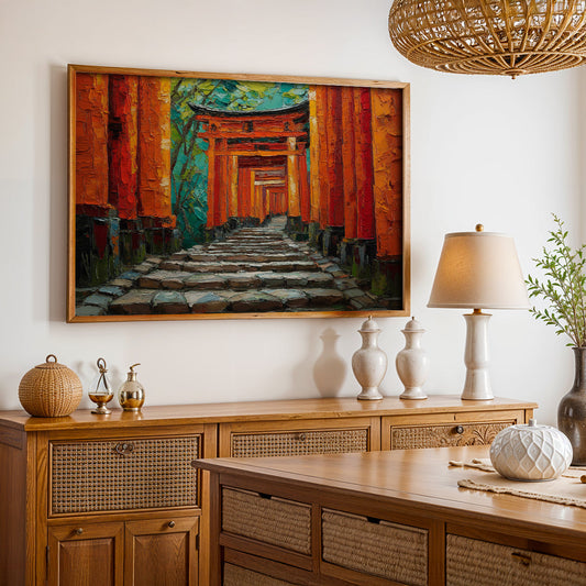 Japanese Painting in a Lifestyle Setting