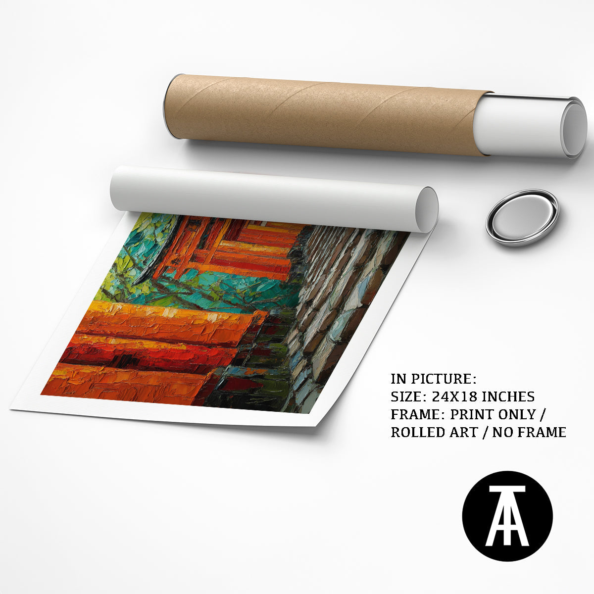 Artwork as Print Only or Rolled Art