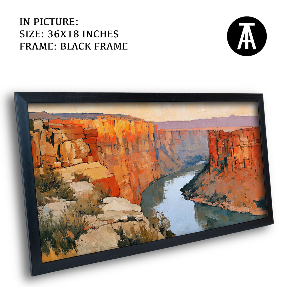 Artwork in Black Frame