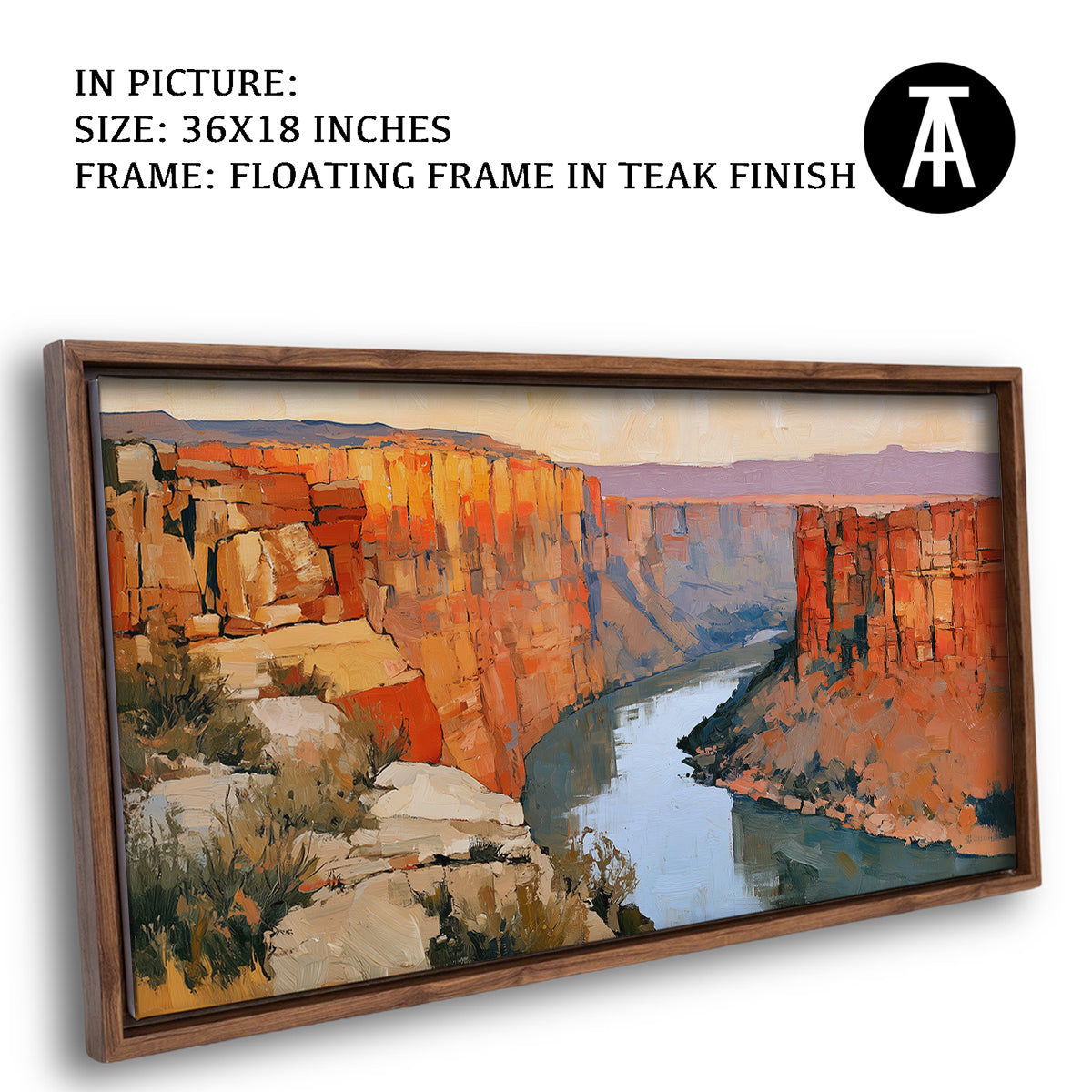Artwork in Floating Frame