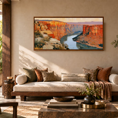 Indian Artwork in a Lifestyle Setting
