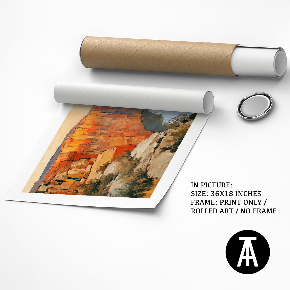 Artwork as Print Only or Rolled Art