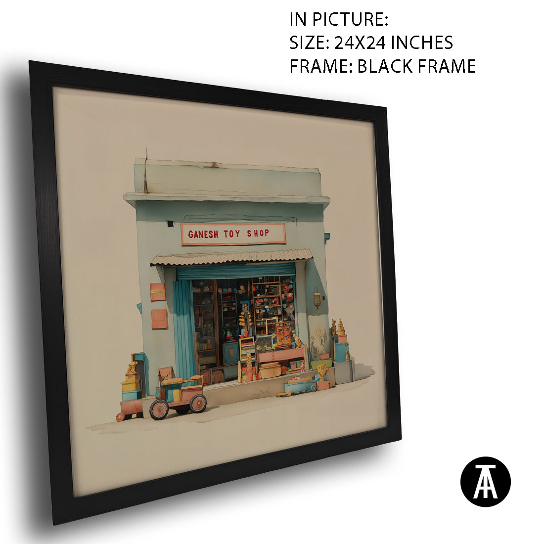 Artwork in Black Frame