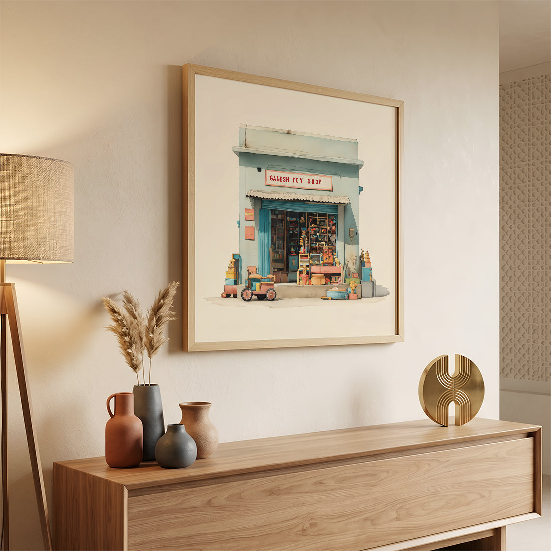 Indian Art in a Lifestyle Setting