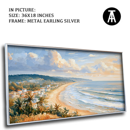 Artwork in Metal Earling Silver Frame