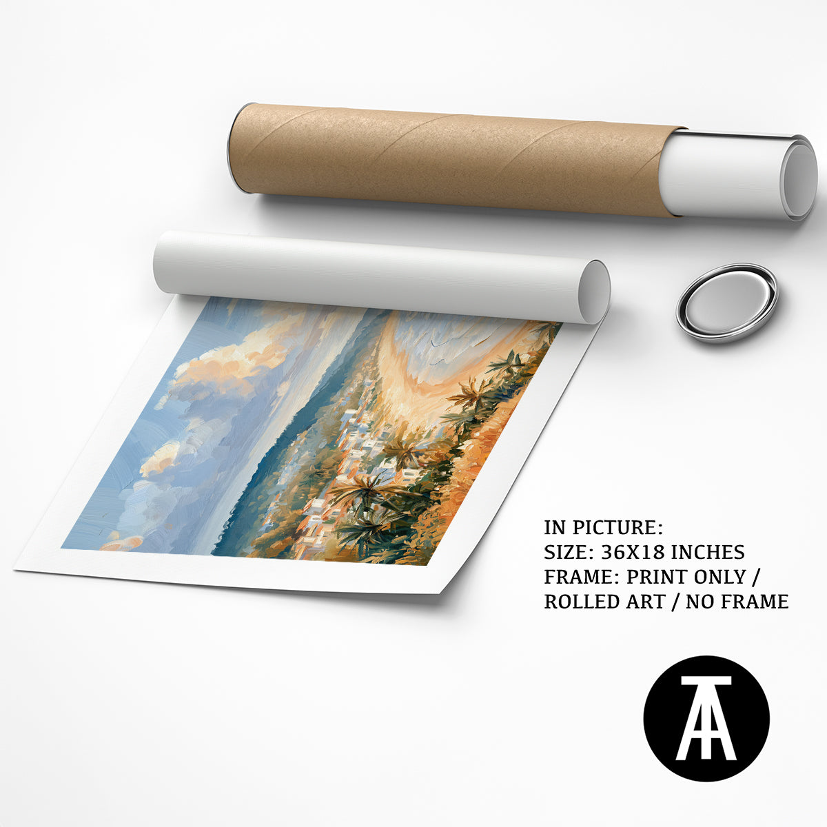 Artwork as Print Only or Rolled Art