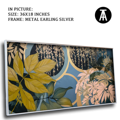 Artwork in Metal Earling Silver Frame