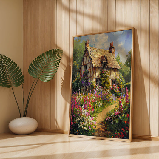 Floral Painting in a Lifestyle Setting