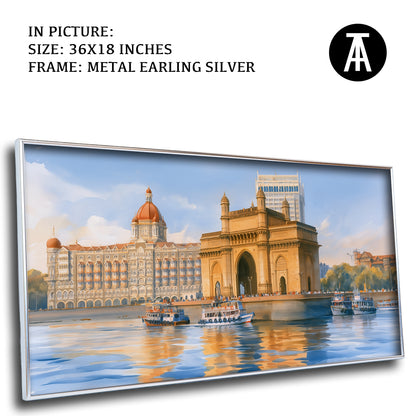 Artwork in Metal Earling Silver Frame