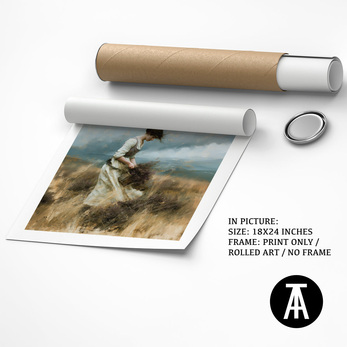 Artwork as Print Only or Rolled Art
