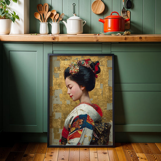 Japanese Artwork in a Lifestyle Setting