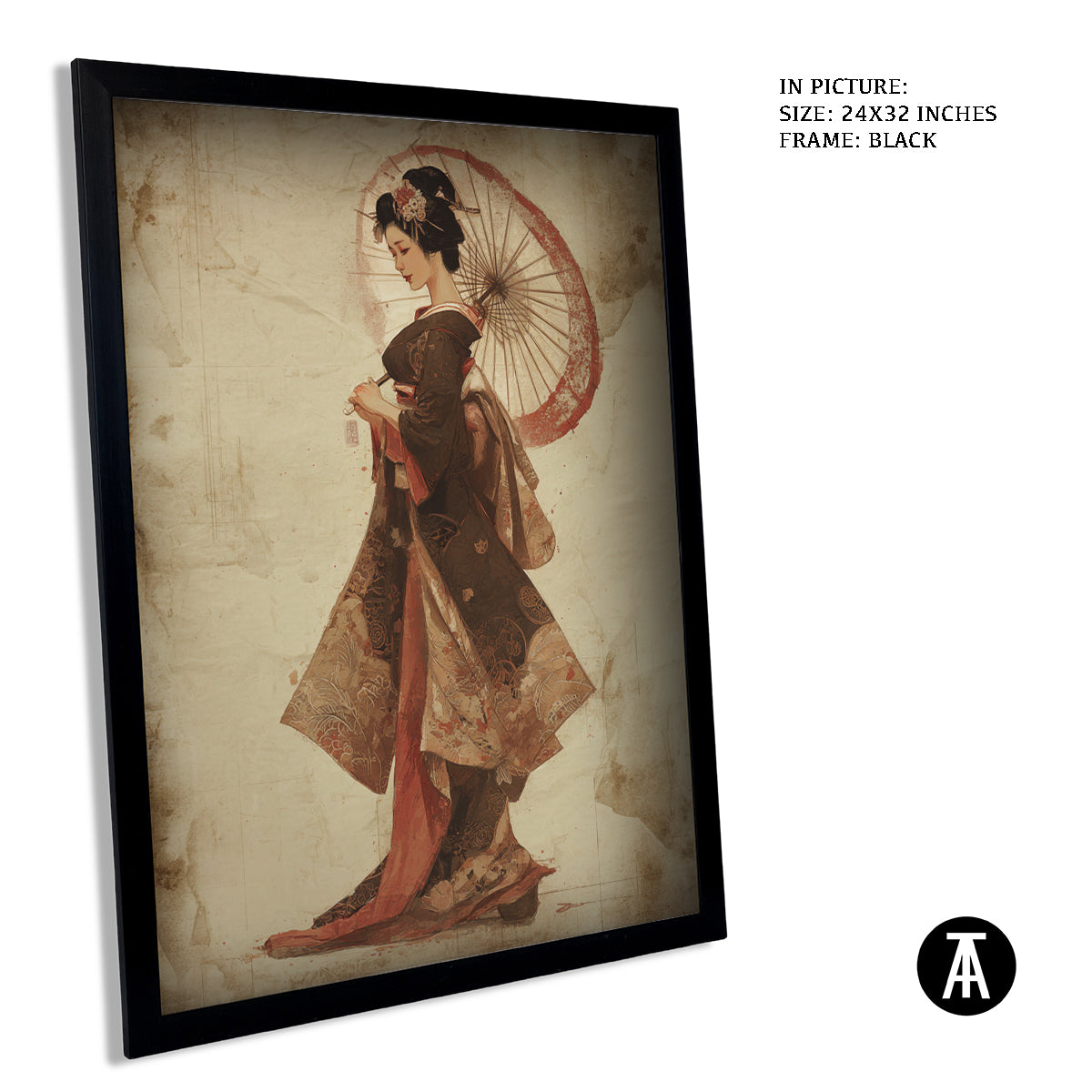 Artwork in Metal Earling Silver Frame