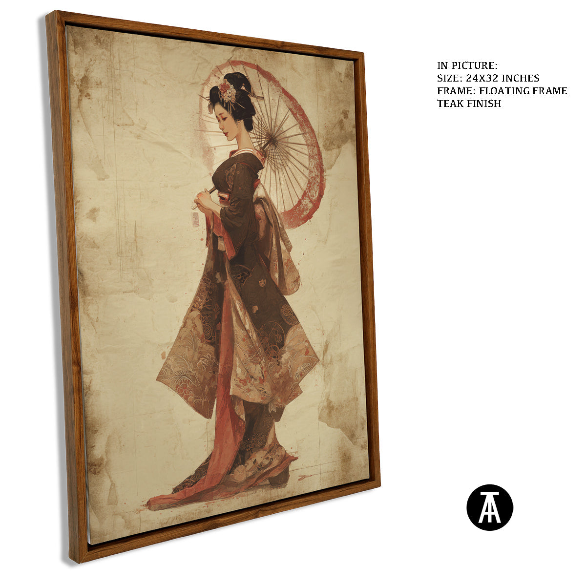 Artwork in Floating Frame