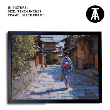 Artwork in Metal Earling Silver Frame