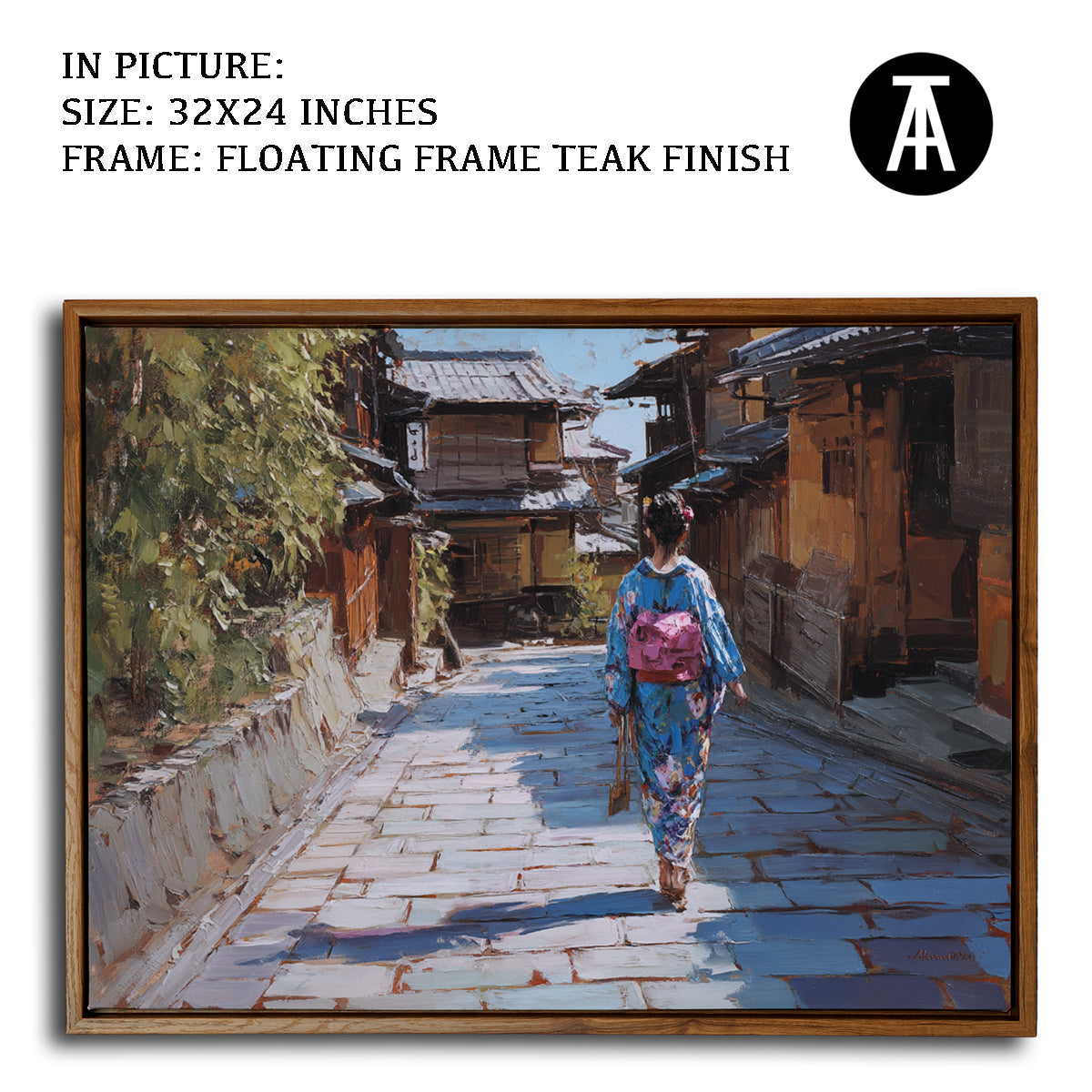 Artwork in Floating Frame