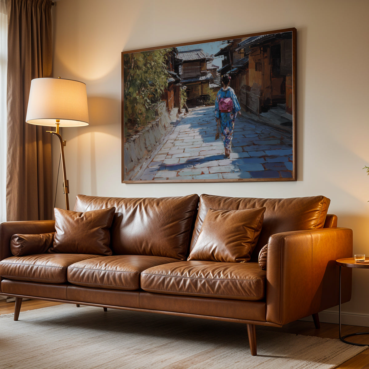 Japanese Artwork in a Lifestyle Setting