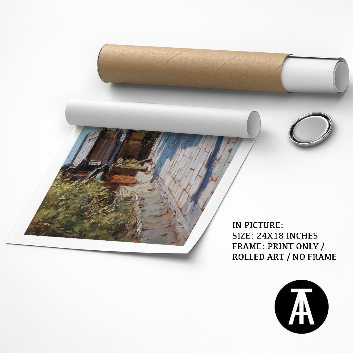 Artwork as Print Only or Rolled Art