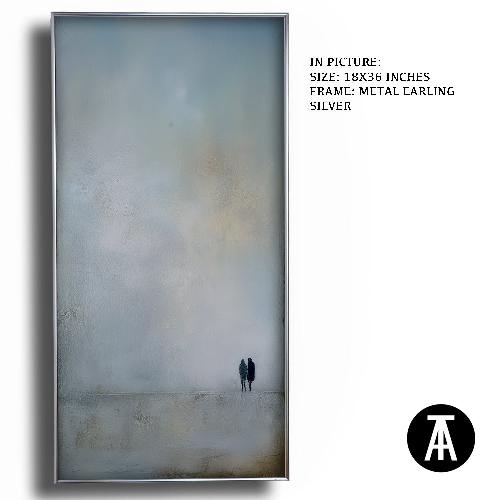 Artwork in Metal Earling Silver Frame