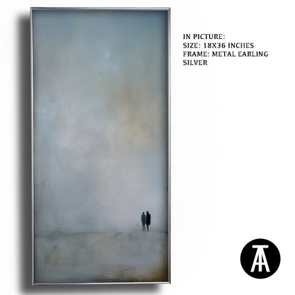 Artwork in Metal Earling Silver Frame