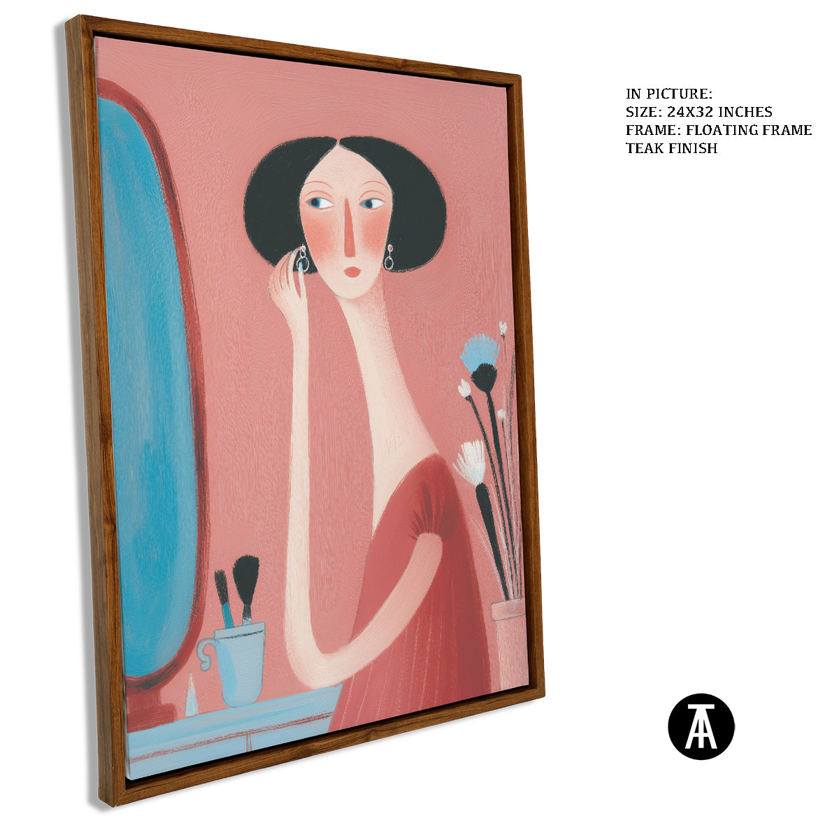 Artwork in Floating Frame