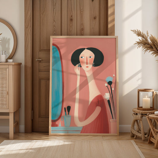 Painting in a Lifestyle Setting