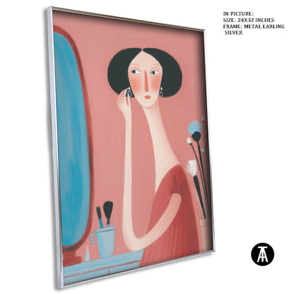 Artwork in Metal Earling Silver Frame