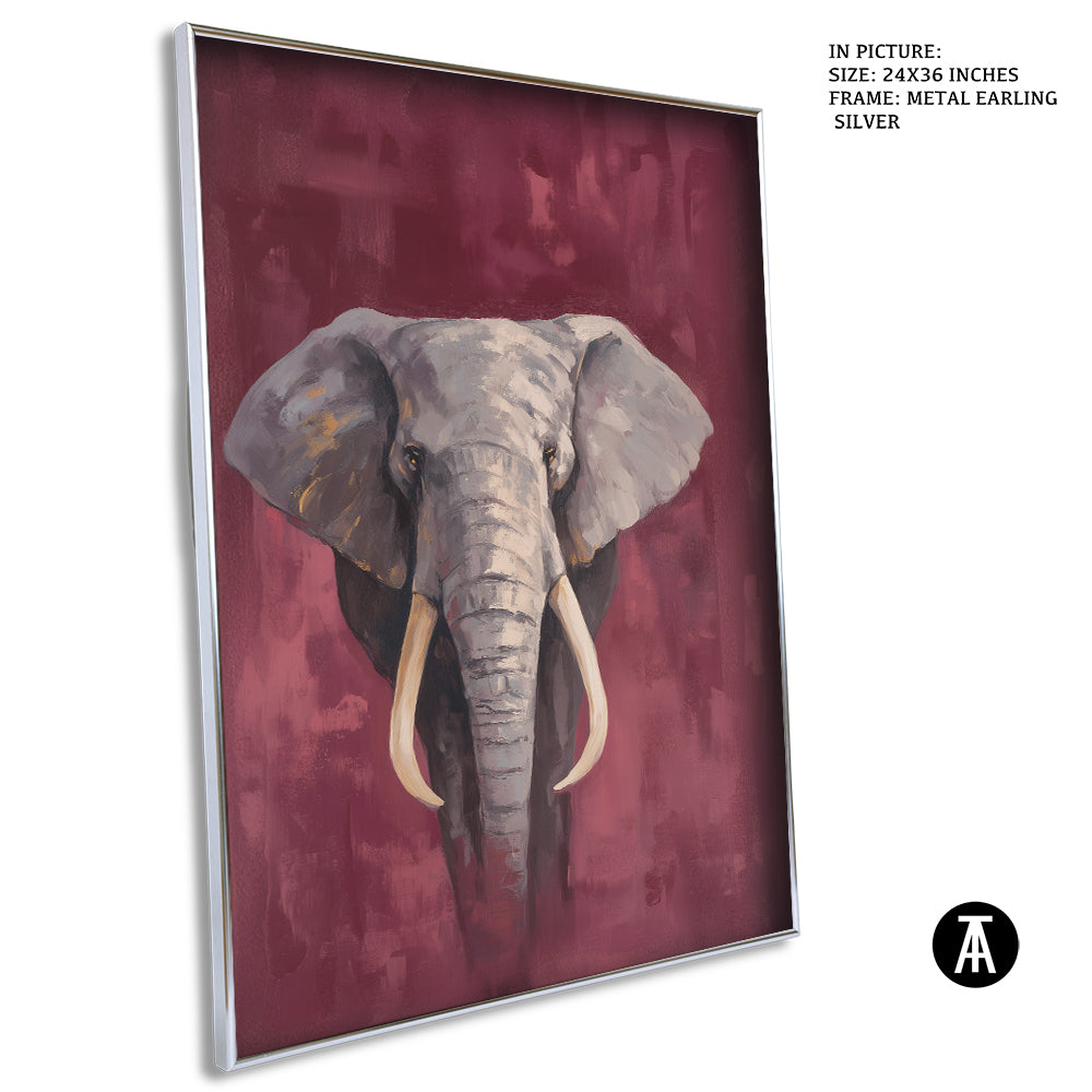 Artwork in Metal Earling Silver Frame