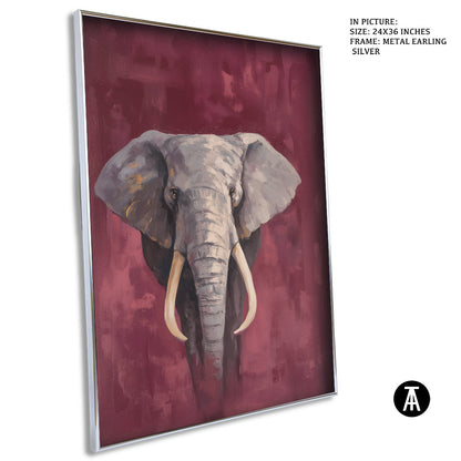 Artwork in Metal Earling Silver Frame