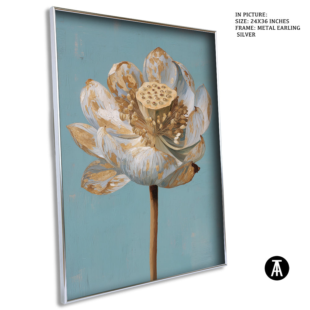 Artwork in Metal Earling Silver Frame