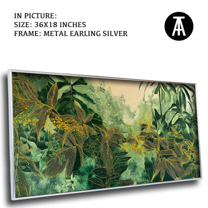 Artwork in Metal Earling Silver Frame