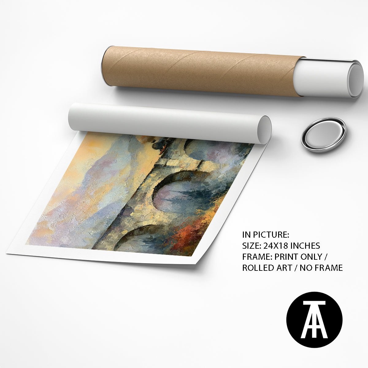 Artwork as Print Only or Rolled Art