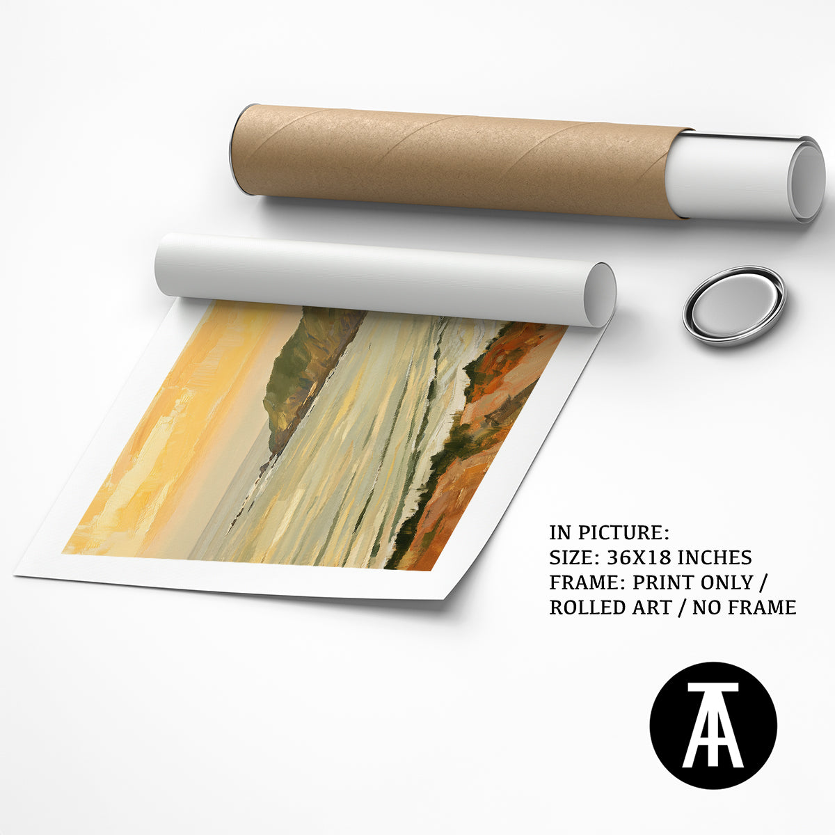 Artwork as Print Only or Rolled Art