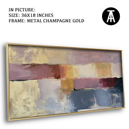 Artwork in Metal Champagne Gold Frame