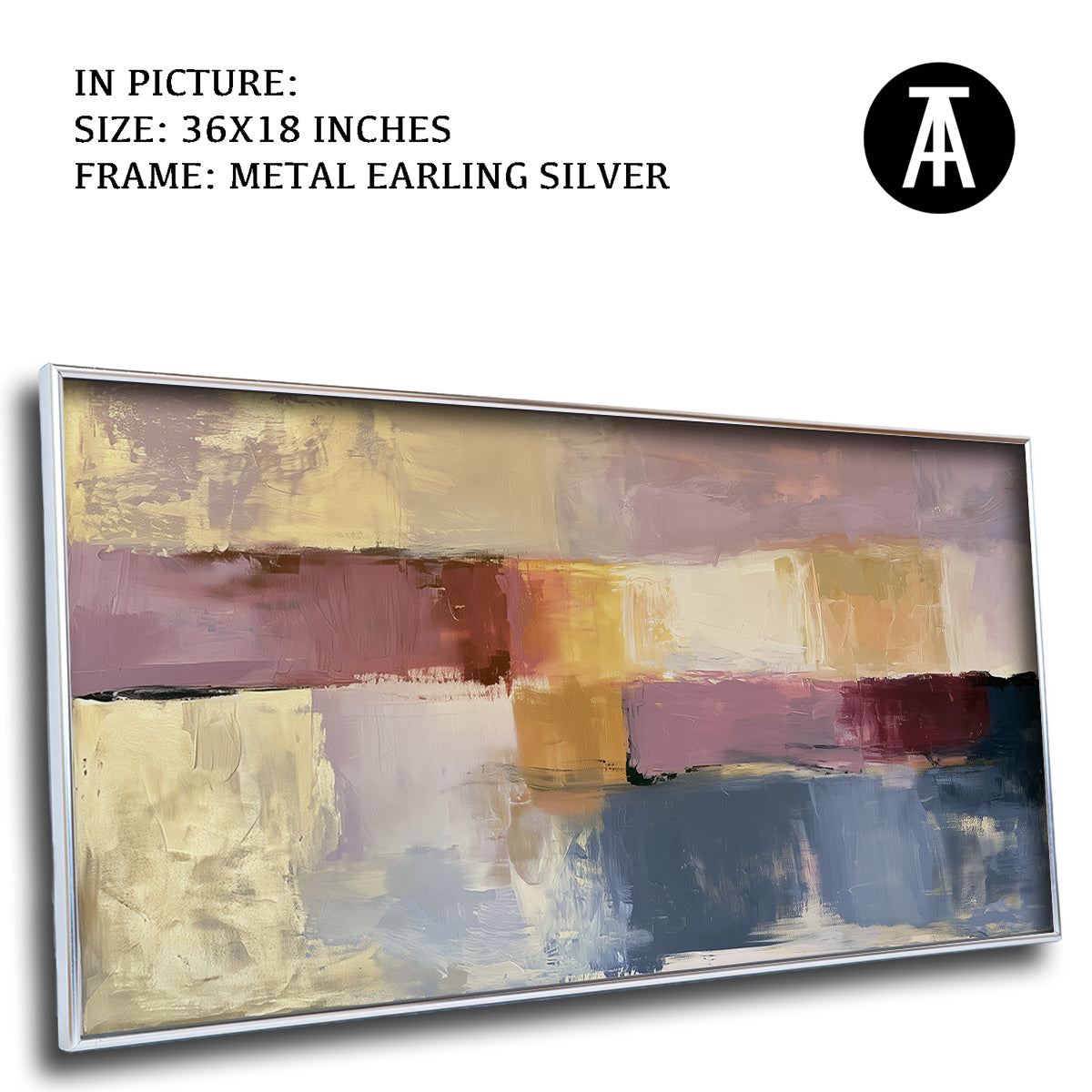 Artwork in Metal Earling Silver Frame