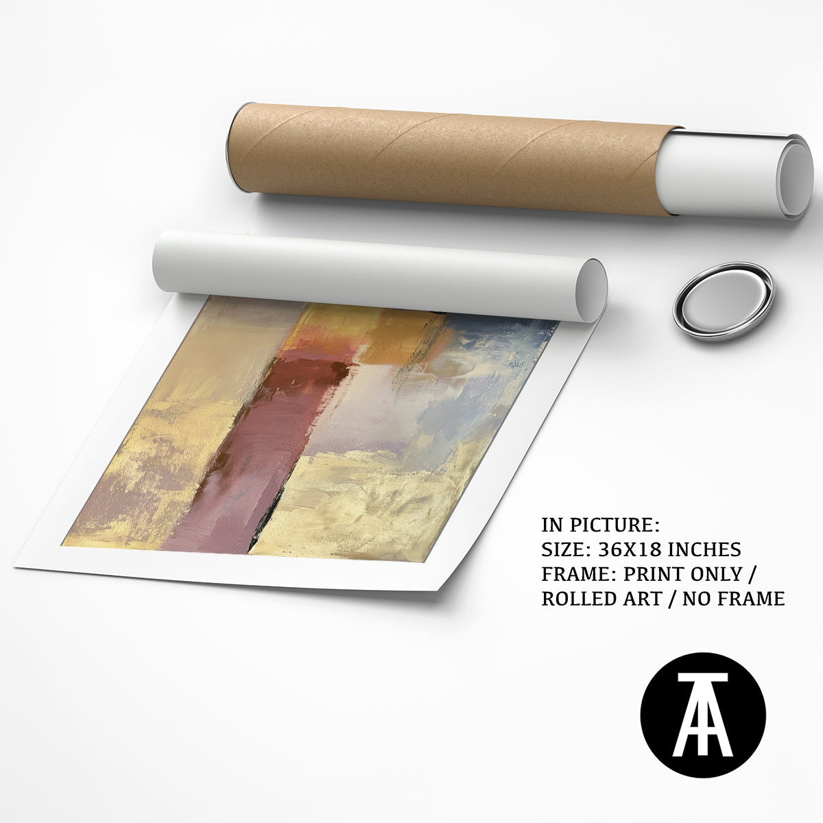 Artwork as Print Only / Rolled Art