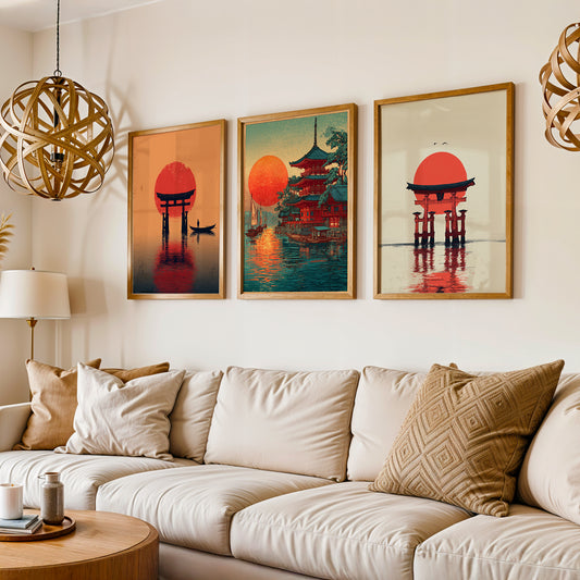 Golden Hour (Gallery Wall Set of 3)