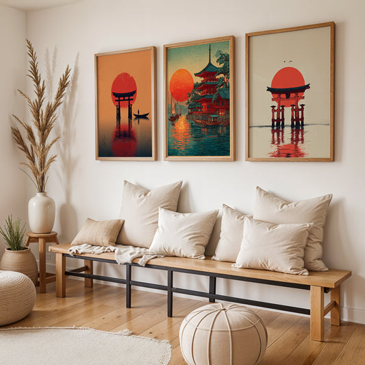 Golden Hour (Gallery Wall Set of 3)