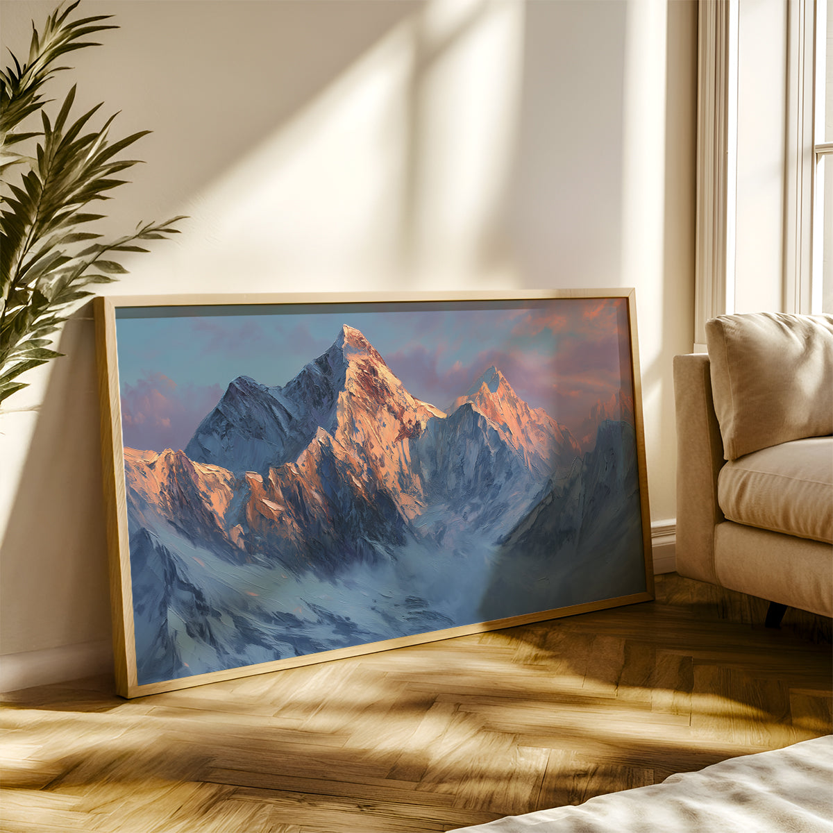 Golden Sunrise in Nepal - Vaastu Art