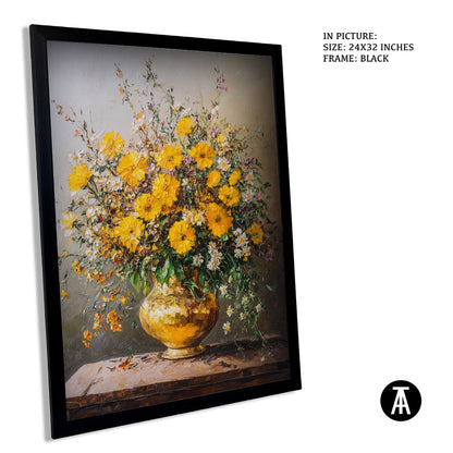 Sample Artwork in Black Frame