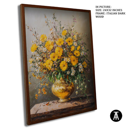 Sample Artwork in Italian Wood Framing Dark