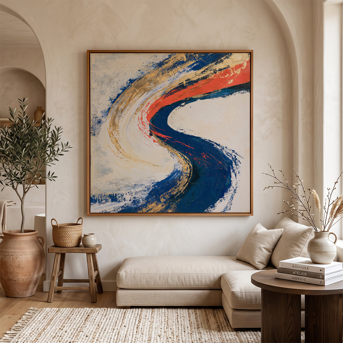 Abstract Art in a Lifestyle Setting