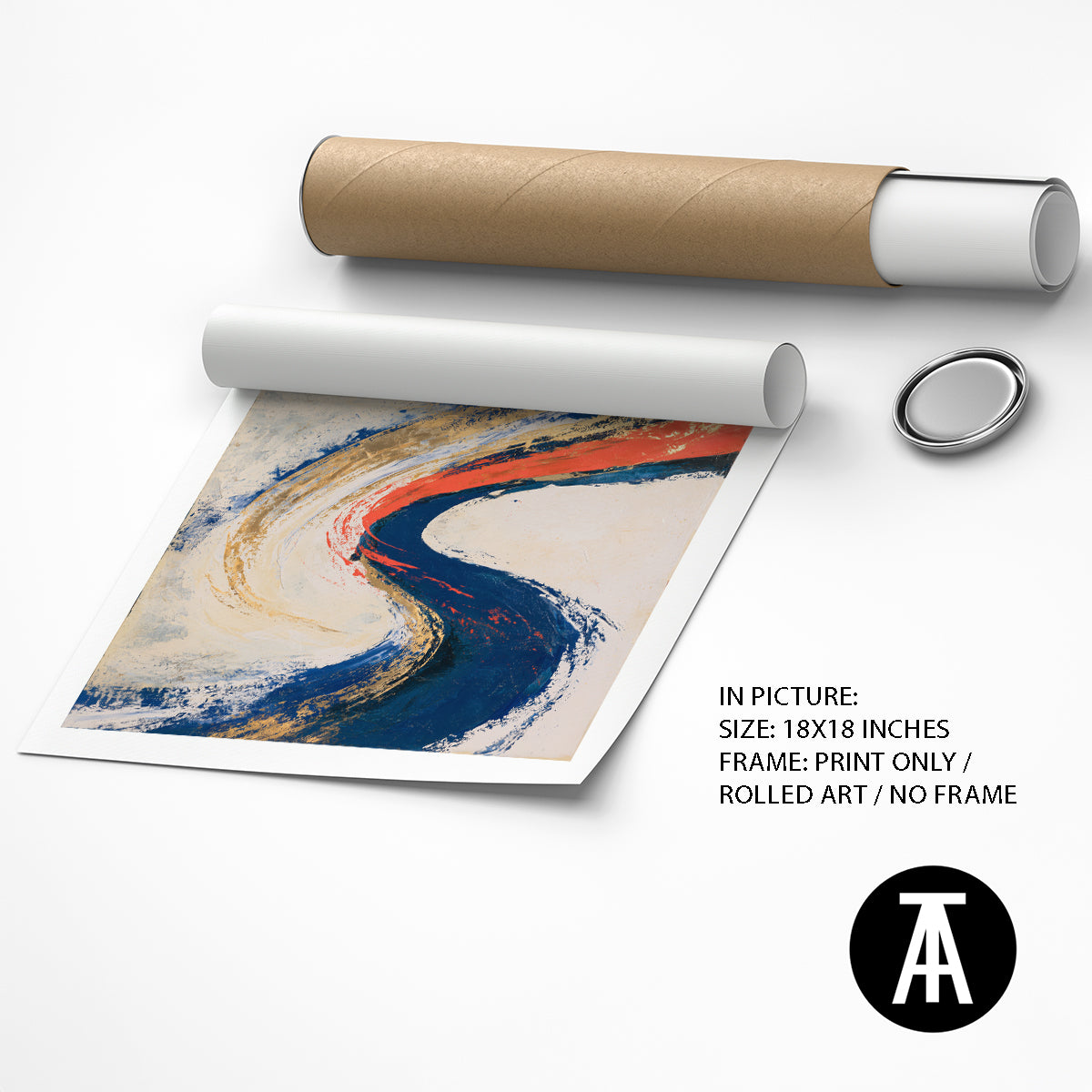 Artwork as Print Only / Rolled Art