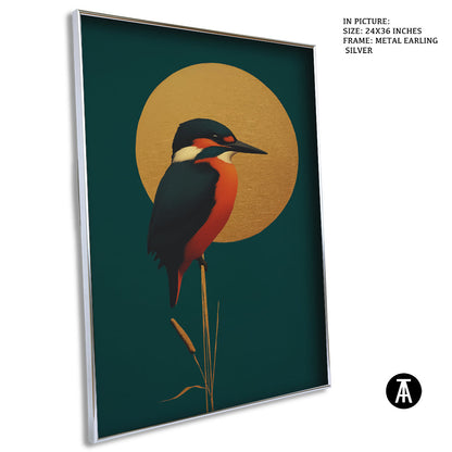 Artwork in Metal Earling Silver Frame